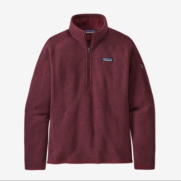 Patagonia Tops - Patagonia Maroon 1/4 Zip Fleece